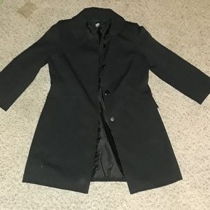 Black fashion coat